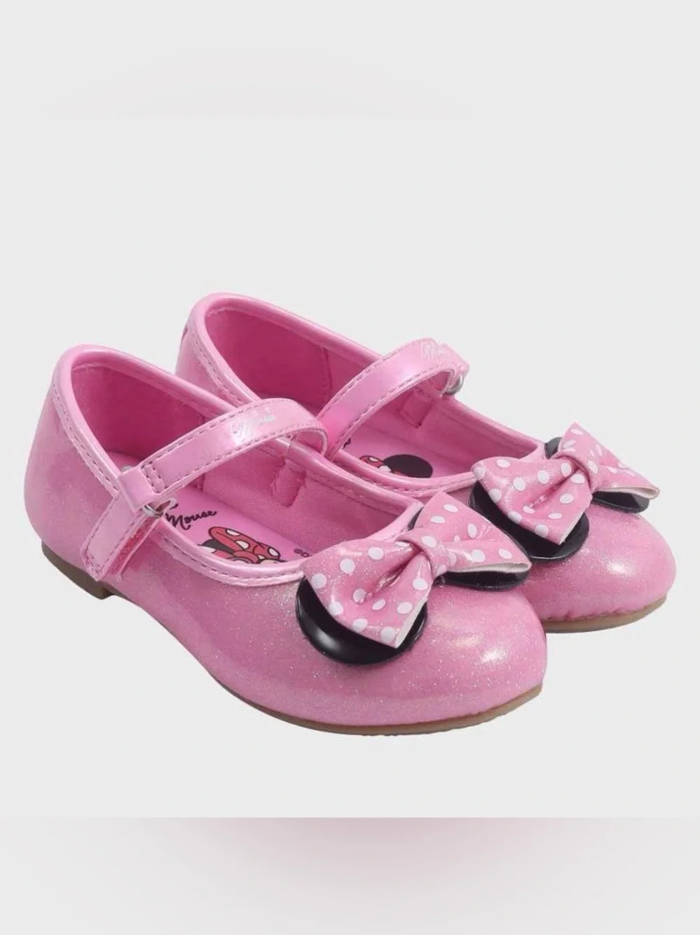 Toddler Girls' Disney Minnie Mouse Ballet Flats • 12T •